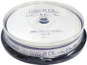 [_[fBAeNm DVD+R DL 2.4`8{f[^[p8.5GB 10