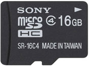 \j[ microSDHC[J[hClass4 16GB SR-16A4