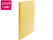 Forestway/フラットファイルライト A4タテ とじ厚15mm 黄 10冊
