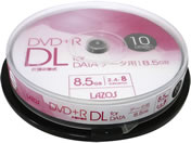 Lazos DVD+R DL f[^p 10 L-DDL10P