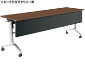 G)コクヨ/コンフェスト スタンダード 棚無パネル付 W2100D600 ウォールナット