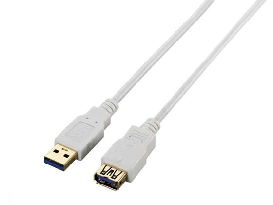 GR USB3.0P[u(A-A)X 2m zCg USB3-EX20WH