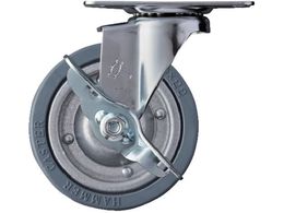 �n���}�[ �v���[�g���L���X�^�[ ���� �X�g�b�p�[�t �S���ԗ� �X�`�[���z�C�[�� 100mm E�V���[�Y 415E-PR100