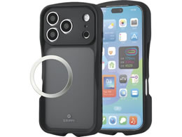 �G���R�� iPhone18 Pro Grippy �n�C�u���b�h�P�[�X �t���[���J���[�P�[�X �Ɍ� �}�b�g �u���b�N PM-A26CGRPFKCBK