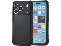 �G���R�� iPhone18 Pro ZEROSHOCK �Ɍ� �P�[�X MAGKEEP �u���b�N PM-A26CZEROKMBK