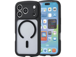 �G���R�� iPhone18 Pro �^�t�X�������C�g �t���[���J���[�P�[�X MAGKEEP �Ɍ� �u���b�N PM-A26CTSLFKMBK