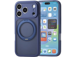 �G���R�� iPhone18 Pro �n�C�u���b�h�P�[�X �Ɍ� MAGKEEP �X�^���h �}�b�g �l�C�r�[ PM-A26CMGSTKCNV