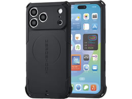 �G���R�� iPhone18 ProMax ZEROSHOCK �Ɍ� �P�[�X MAGKEEP �u���b�N PM-A26DZEROKMBK