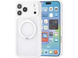 �G���R�� iPhone18 ProMax �n�C�u���b�h�P�[�X �Ɍ� MAGKEEP �X�^���h �}�b�g �z���C�g PM-A26DMGSTKCWH