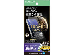 �G���R�� iPhone18 Pro �Z���~�b�N�K���X�t�B���� ���˖h�~ ���ȒP�\�t�c�[�� PM-A26CFLGCTM