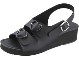 parfait �n�[�g2�o�b�N���T���_�� �i�[�X�T���_�� 24-6544-0303 L(23.5-24.0cm)parfait KS-124(�u���b�N)