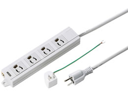 コード付き電源タップ3ピン 電源タップ・OAタップ 通販