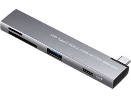 �T�����T�v���C USB 5Gbps 2�|�[�g�X�����n�u �J�[�h���[�_�[�t�� ���t���^�C�v USB-5TCPC30GM