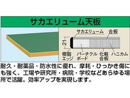 サカエ 軽量作業台KSタイプ W1800×D750×H740 KS-187FIG | Forestway