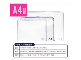 ソニック メッシュケース A4 がばっと180°開く ブルー FL-7904-B ...