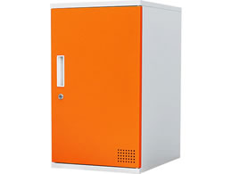 Netforce �L���[�{�C�h ���b�J�[ 1�l�p �V�����_�[�� ����600mm �X�`�[�� �{�b�N�X �z���C�g�~�I�����W CUB-3560-FWWHOR