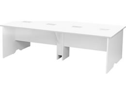 Netforce �A���j�[�� �t���[�A�h���X�f�X�N ��2400mm �ؐ� �z���C�g�r�~�z���C�g�V��