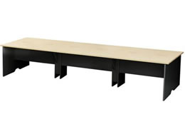 Netforce �A���j�[�� �t���[�A�h���X�f�X�N ��3600mm �ؐ� �u���b�N�r�~�i�`�������V��