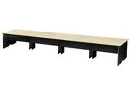 Netforce �A���j�[�� �t���[�A�h���X�f�X�N ��4800mm �ؐ� �u���b�N�r�~�i�`�������V��
