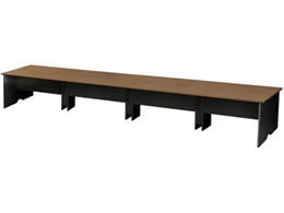 Netforce �A���j�[�� �t���[�A�h���X�f�X�N ��4800mm �ؐ� �u���b�N�r�~�E�H�[���i�b�g�V��