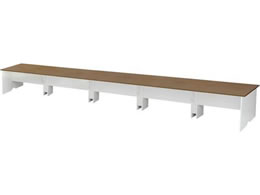 Netforce �A���j�[�� �t���[�A�h���X�f�X�N ��6000mm �ؐ� �z���C�g�r�~�E�H�[���i�b�g�V��