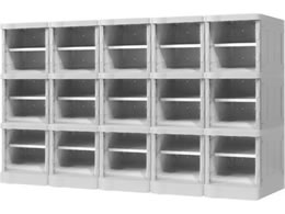 Netforce WECC �v���X�`�b�N���b�J�[ S 15�l�p 5��3�i �I�[�v��