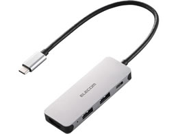 �G���R�� USB-C �n�u �h�b�L���O�X�e�[�V���� HDMI 4K�^60Hz PD�Ή� 4�|�[�g USB-A�~2 �X���� �V���o�[ DST-040BPSV