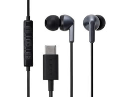 �G���R�� USB Type-C �C���z�� �L�� �J�i���^ �}�C�N�t�� �ʘb�\ DAC���� ������ ���ʒ��� 1.2m �u���b�N EHP-DF19CMBK