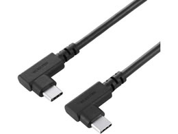 �G���R�� USB Type-C �P�[�u�� ���[L�� ���炩 240W PD EPR USB2.0 480Mbps 1.5m U2C-CLLEY15NBK