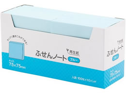�n�s�� �Đ����ӂ���m�[�g 75�~75mm �u���[ 10�� P7575BL