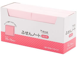 �n�s�� �Đ����ӂ���m�[�g 75�~75mm �s���N 10�� P7575PK