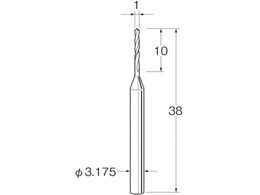 [^[ cCXgh d na mm :1VNa mm :3.175 T3010