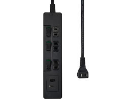 �����d�� ELPA �����v���XSW�tUSB�^�b�v PD20W �u���b�N WLK-E3222UC(BK)