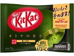 ネスレ キットカットミニ オトナの甘さ 濃い抹茶 13枚 Forestway 通販フォレストウェイ