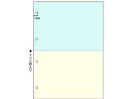 ヒサゴ マルチプリンタ帳票 A4 カラー 2面・4穴 1200枚 BP2011Z 通販