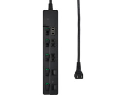 �����d�� ELPA PD�Ή��X�C�b�`�tUSB�^�b�v 2m �� WLK-3222SUC(BK)