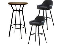 Netforce KINO2 �n�C�e�[�u���X�N�[�v�`�F�A�Z�b�g 2�l�p �u���E���~�� KINOT60SCPHBRBK