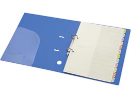コクヨ カラー仕切カード(ファイル用) A4タテ 12山 2穴 1組 シキ-80N ...