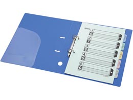 コクヨ カラー仕切カード(ファイル用) B5ヨコ 5山 2穴 10組 シキ-66 ...