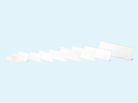 ●品番：Ｌ−８０●カードサイズ：高さ５５×幅８０ｍｍ●板厚：１．８ｍｍ●Ｌ型（アクリル製）