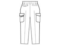 ツータックカーゴパンツ(秋冬) ネイビー 120cm 8017-100 通販