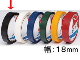 ●テープ色：黒●サイズ：幅１８ｍｍ×長さ３５ｍ●テープ厚み：０．０５１ｍｍ●材質：基材／セロハン、粘着剤／ゴム系●注文単位：１巻