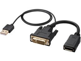 �T�����T�v���C DVI-DisplayPort�ϊ��A�_�v�^ 4K 30Hz AD-DVDP01