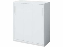 コクヨ エディア 下置き 3枚引戸 H1110 ホワイト Forestway 通販フォレストウェイ