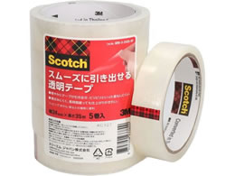 3M �X�R�b�` �X���[�Y�Ɉ����o���铧���e�[�v ��24mm�~����35m 5�� 600-3-2435-5P