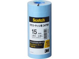 3M �X�R�b�` �V�[�����O�}�X�L���O�e�[�v �K���X�E�T�b�V�p ��15mm�~����18m 8�� 2479H-15