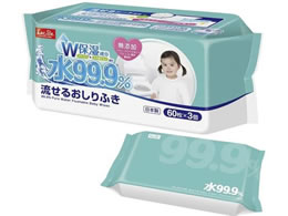 ���b�N 99.9�����邨����ӂ�60��X3 �����邨����ӂ� �E�F�b�g�V�[�g 25-3249-00 E00870(60�}�CX3�R)