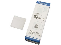 �A�Y���� �x�X�P�A �܂�K�[�[ 75�~75mm 100���� 8-2444-03