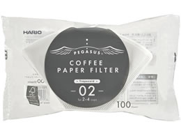 HARIO �y�K�T�X�R�[�q�[�y�[�p�[�t�B���^�[ 02W 100�� PEF-02-100W