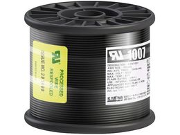 KY�OWA UL�ϔM�r�j���≏�d�� UL1007 AWG20 100M �� UL1007 AWG20 100M BK